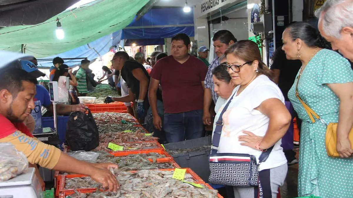 Pescaderías de Xalapa en Cuaresma